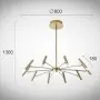 Lustra LED Aurie 50W 3000K D800mm H1300mm