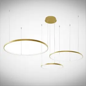 Lustra LED 3 cercuri Aurie 70W CCT D800mm H3000mm