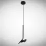 Pendul LED Negru 7W 3000K D100mm H2000mm