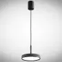 Pendul LED Negru 24W 3000K D200mm H2000mm