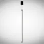 Lustra LED Neagra 13.6W 3000K D49.5mm H2000mm
