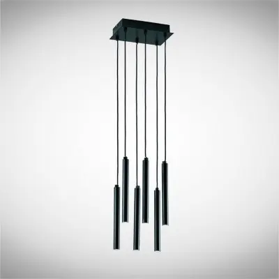 Lustra LED Neagra 18W 3000K L230mm H980mm