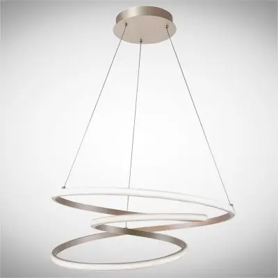 Lustra LED Gri 40W 3000K D520mm H1200mm