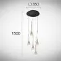 Lustra LED Aurie 15W 3000K D350mm H1500mm