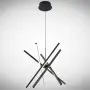 Lustra LED Neagra 49W 3000K D520mm H1200mm