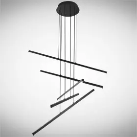 Lustra LED Neagra 60W 3000K D805mm H1400mm