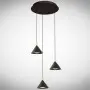 Lustra LED Neagra 23W 3000K D430mm H1900mm