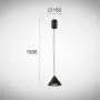 Lustra Pendul LED Negru 9W 3000K D150mm