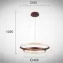 Lustra LED Maro 75W 3000K D600mm H1200mm