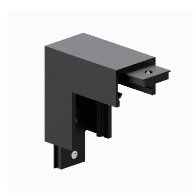 Conector de Colt Tip L Negru 48V Sina Magnetica Slim Special