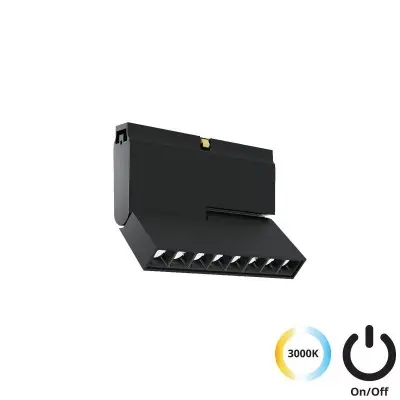 Spot Sina Magnetica Slim Special Linear Negru 48V 8W 3000K