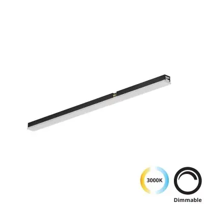 Spot Sina Magnetica Slim Special Linear Negru 48V 11W 3000K