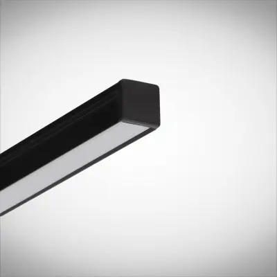 Profil LED Aplicat Negru 3 metri h12mm