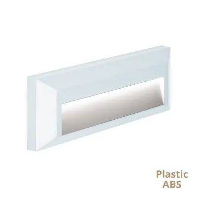 Aplica Perete Exterior Alb 3W 3000K L230mm H80mm