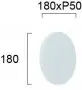 Aplica Perete Exterior Alba 15W 3000K D180mm H180mm