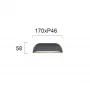 Aplica Perete Exterior Antracit 8W 3000K L170mm H58mm