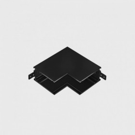 Conector de Colt 90 Negru Tavn Perete Sina Magnetica S