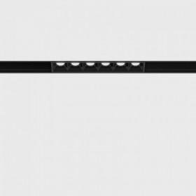 Spot pe Sina Liniar Tip Fagure Negru 8W 3000K Sina Magnetica S