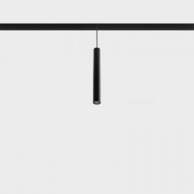 Spot pe sina Suspendat Cilindric Negru H200mm Sina Magnetica S
