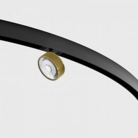 Spot pe Sina Veya Auriu cu Inel Poros 6.3W Sina Maganetica RING