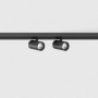 Spot Sina Magnetica Slim Special 42V Dublu Negru 2x3.5W