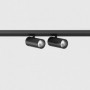 Spot Sina Magnetica Slim Special 42V Dublu Negru 2x5W