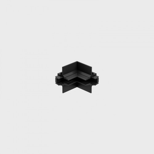 Conector de Colt Tavan Perete Negru Sina Magnetica Incastrata Micro R