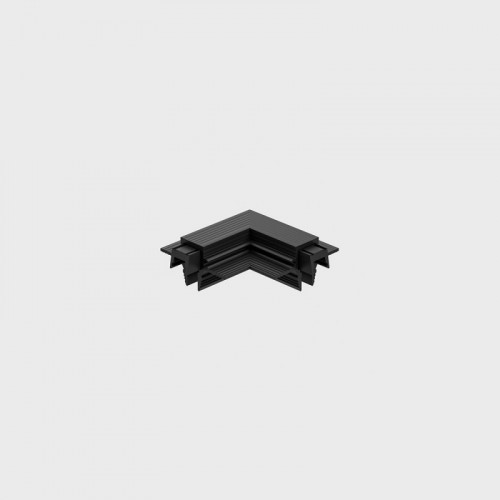 Conector de Colt 90 grade Negru Sina Magnetica Incastrata Micro R