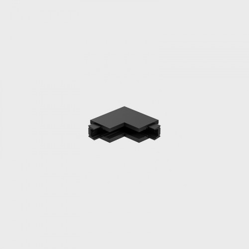 Conector de Colt Tavan Perete Negru Sina Magnetica Aplicata Micro S