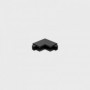 Conector de Colt Tavan Perete Negru Sina Magnetica Aplicata Micro S