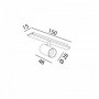 Spot Sina Magnetica Slim 42V Special 42V Alb 3.5W