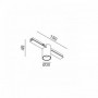 Spot Sina Magnetica Slim Special 42V Auriu Fix 3.5W
