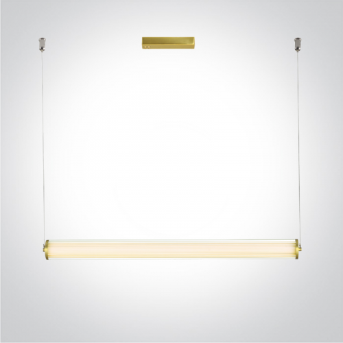 lustra bucatarie, lustra led bucatarie, lustra led suspendata, lustra aurie, lustra led aurie