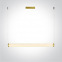 lustra bucatarie, lustra led bucatarie, lustra led suspendata, lustra aurie, lustra led aurie