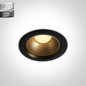 Spot LED Incastrat 12W negru LED PHILIPS Bonus 2 reflectoare
