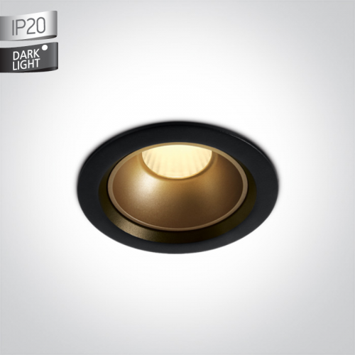 Spot LED Incastrat 12W negru LED PHILIPS Bonus 2 reflectoare