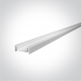 Profil LED Aplicat Alb 2 metri Slim h10mm