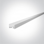 Profil LED Aplicat Mobila, Tavan, Perete Alb 16.6mm H10.6mm