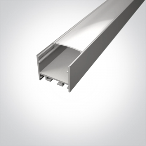Profil LED Tavan, Mobila si Perete Aplicat Alb 20mm h23.4mm