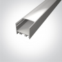 Profil LED Tavan, Mobila si Perete Aplicat Alb 20mm h23.4mm
