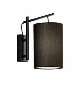 Aplica  tip Pendul Negru Textil 1xE27
