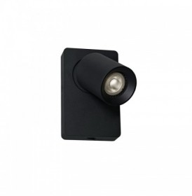 Aplica Perete  Orientabila, Neagra, 1xGu10