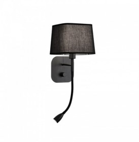 Aplica  LED 3W si Dulie, Neagra, Orientabila