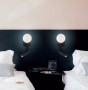 Aplica LED , Tip Glob, Neagra, Orientabila