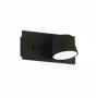 Aplica LED  Neagra cu Intrerupator, 3000K