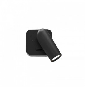 Aplica LED  Neagra cu Intrerupator 3000K