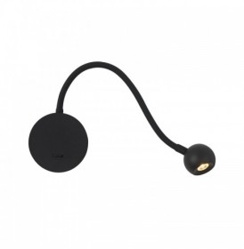 Aplica LED  Neagra cu Intrerupator Flexibila