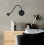 Aplica LED  Neagra cu Intrerupator Flexibila