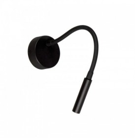 Aplica LED  Neagra Flexibila D80mm