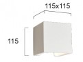 Aplica  Alba Din  Ceramica cu G9